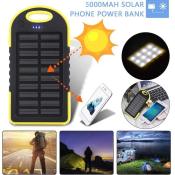 Jcam Solar Power Bank - Portable Dual USB Charger