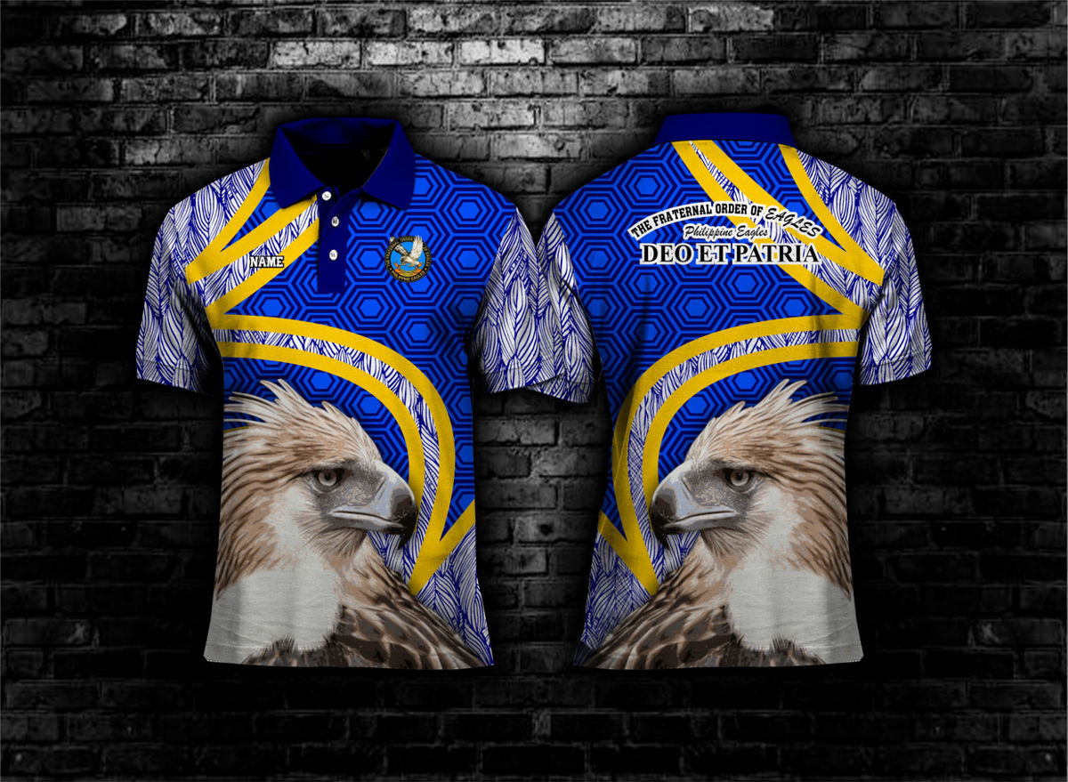 EAGLES POLO SHIRT DESIGN 7-11 (FULL SUBLIMATION)