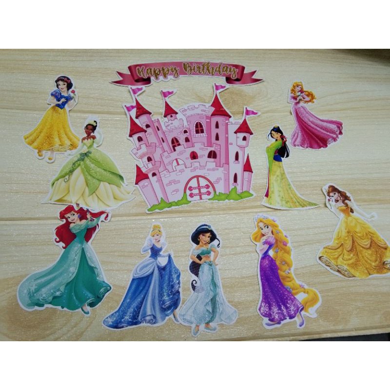 Happy Birthday Cake Topper Personalized, One Cake Topper, Princess, an –  Luxtomi