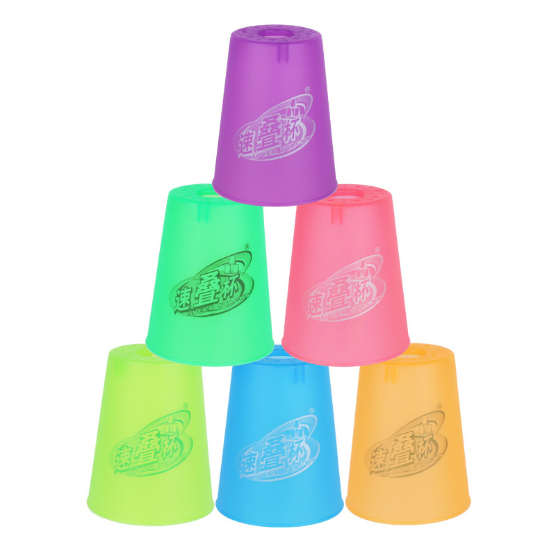 Stacking Cup Game With 15 Stack Ways, 12pcs Cup Stacking Set, Sport