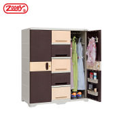 Zooey Rattan Dual Cabinet/Wardrobe Organizer - SRN-2009