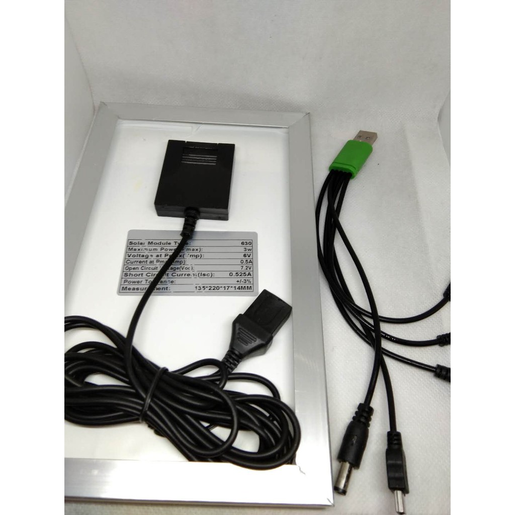 ✧Kuku 6V 3.5W Solar Panel Standard USB Charger☚ | Lazada PH