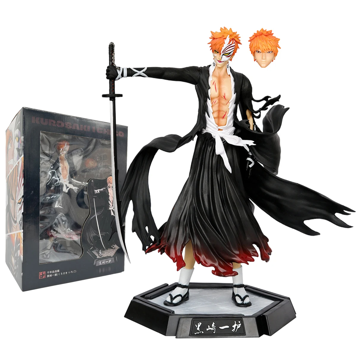 31cm bleach kurosaki ichigo anime figure