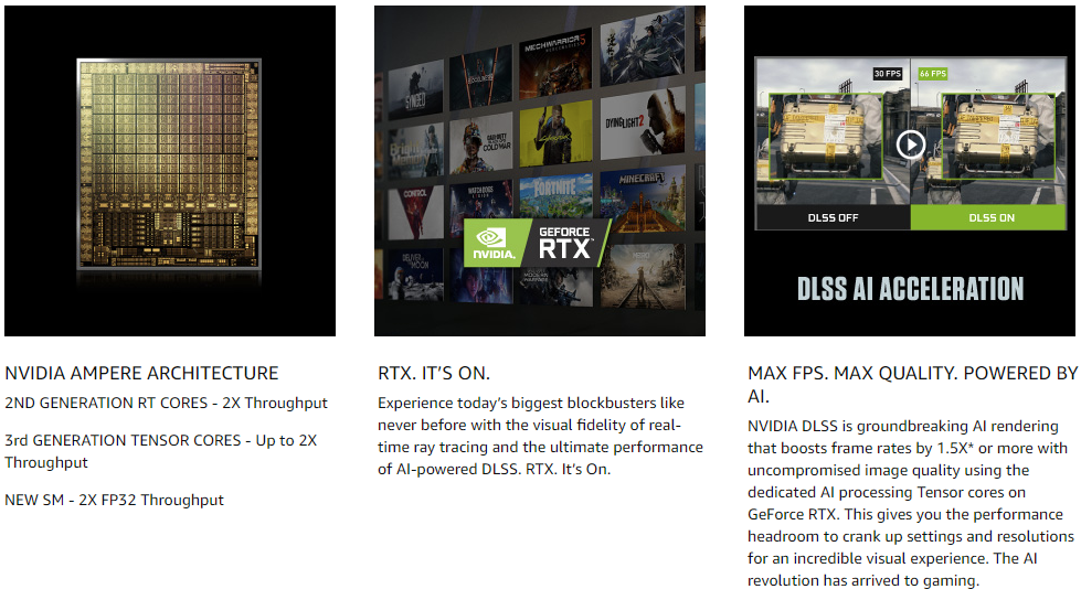 ZOTAC GAMING GeForce RTX 3080 Trinity OC NON-LHR 10GB GDDR6X 320-bit 19 Gbps PCIE 4.0 Gaming Graphics Card, IceStorm 2.0 Advanced Cooling, SPECTRA 2.0 RGB Lighting, NON LHR, ZT-A30800J-10P