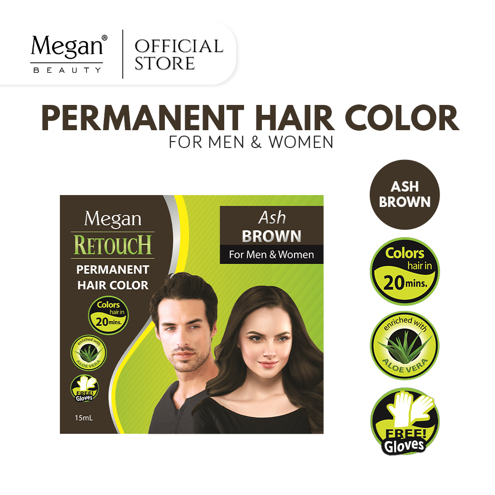 Megan Color Shampoo 15ml - Ash Brown