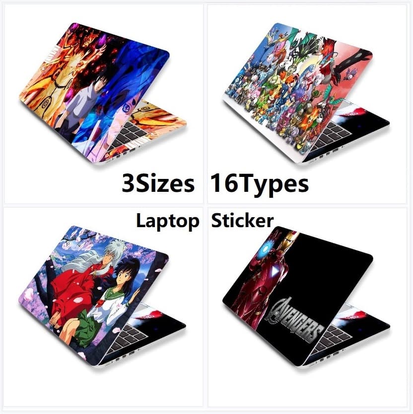 L Lawliet Death Note Anime Laptop Back Skin Vinyl Stickers Decal,12 13 14  15 15.6 inches Notebook Laptop Skin Sticker for all Laptops