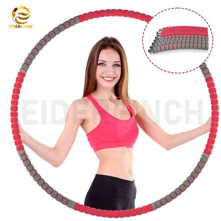 Folding Fitness Weighted Hula Hoop for Adults - HH-94cm