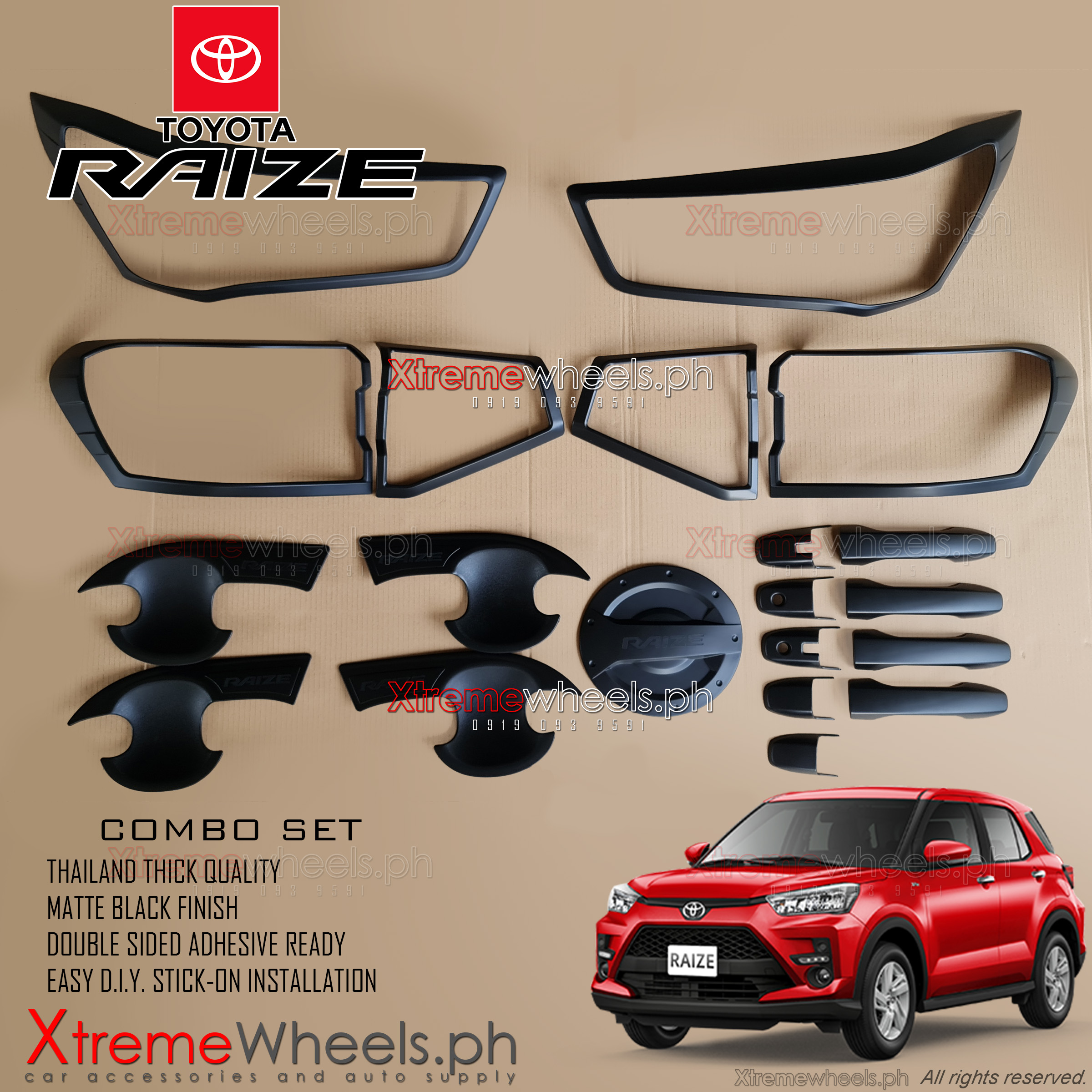 Shop Toyota Raize 2024 Garnish Set Cheap – Fast & Easy | Lazada