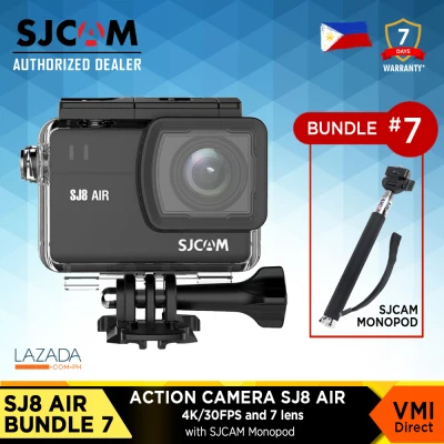 SJCAM SJ8 Air Wi-Fi Waterproof action camera 4k 1080P 30FPS 2.33” LCD Sports SJCAM Action Camera with Optional Bundle Accessories VMI DIRECT (6)