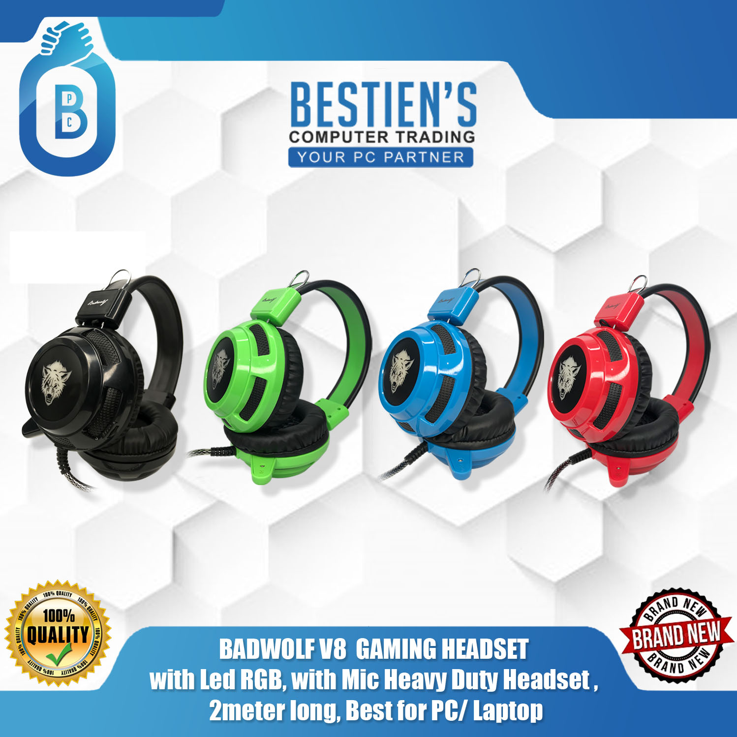 badwolf headset noise cancelling