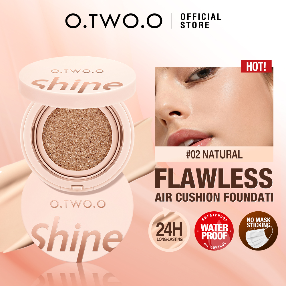 Discount on O.Two.O  shoes - SKU: O.Two.O Air Cushion Bb Cream With Sponge Matte Natural Finish Waterproof Long Lasting Foundation Oil