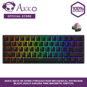 Akko 3061S HE Shine-Through Rgb Mechanical Keyboard Black