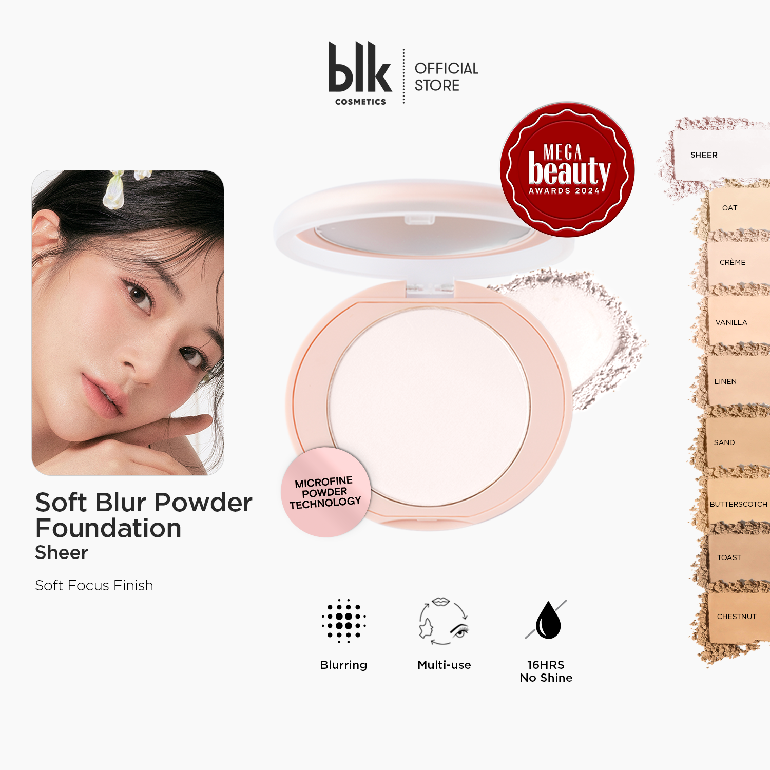Discount on blk cosmetics  shoes - SKU: blk Cosmetics Daydream Soft Blur Powder Sheer