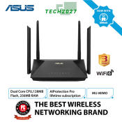 ASUS AX1800 WiFi 6 Router with AiProtection Classic