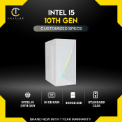 Intel i5 10th Gen CPU with 16GB RAM and 480GB SSD