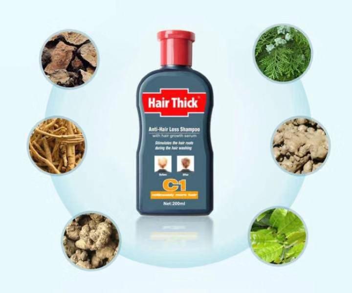 Hair Thick Dexe C1 Anti Hair Loss Shampoo With Hair Growth Serum