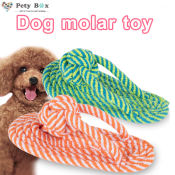 Pet Molar Chew Toy - Cotton Rope Slippers for Dogs