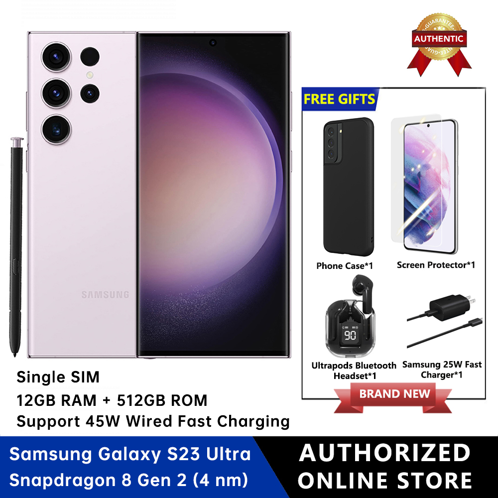 Samsung Galaxy S23 Ultra 5G Single Sim 12GB RAM + 512GB ROM Smartphone Snapdragon 8 Gen 2 Presyo 41,999 Piso*Libreng Shipping