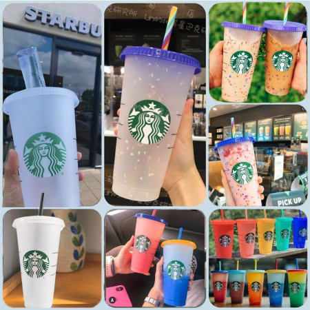 Starbucks "Confetti" Color-Changing Tumbler Cup