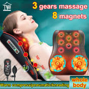 TK Electric Neck and Back Massager with Fomentation Technology