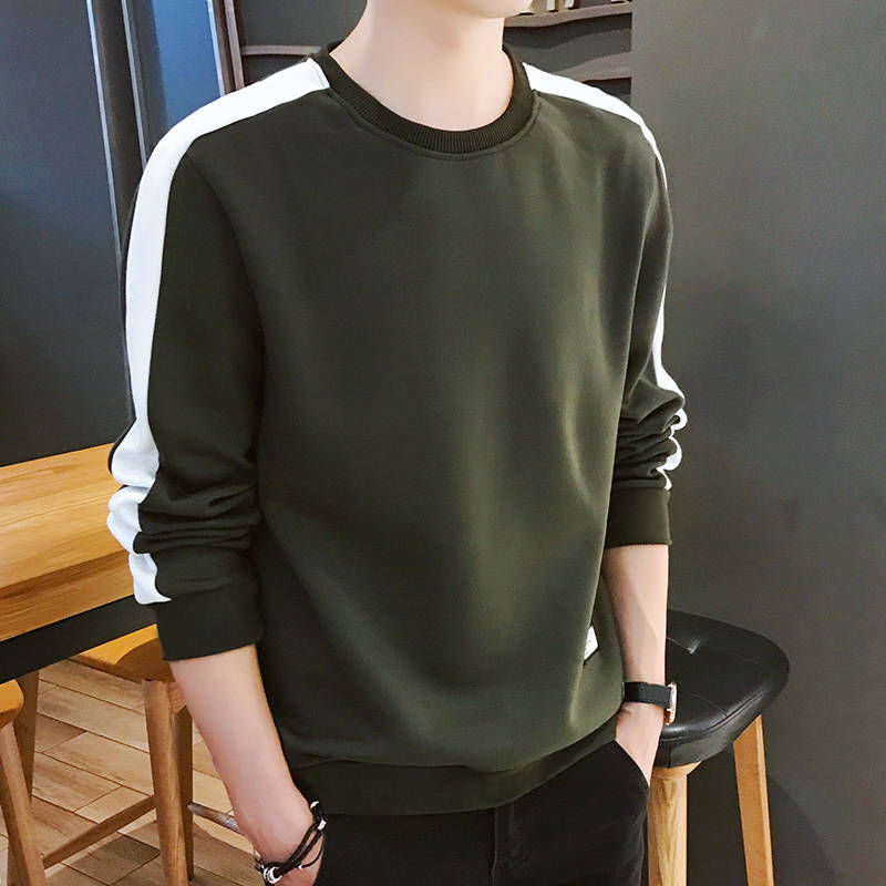 Sweater Spring and Autumn Men s T shirt Long sleeved 2023 Fashion