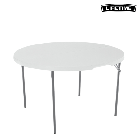 Lifetime 48" Round Fold-In-Half Table - Versatile and Durable