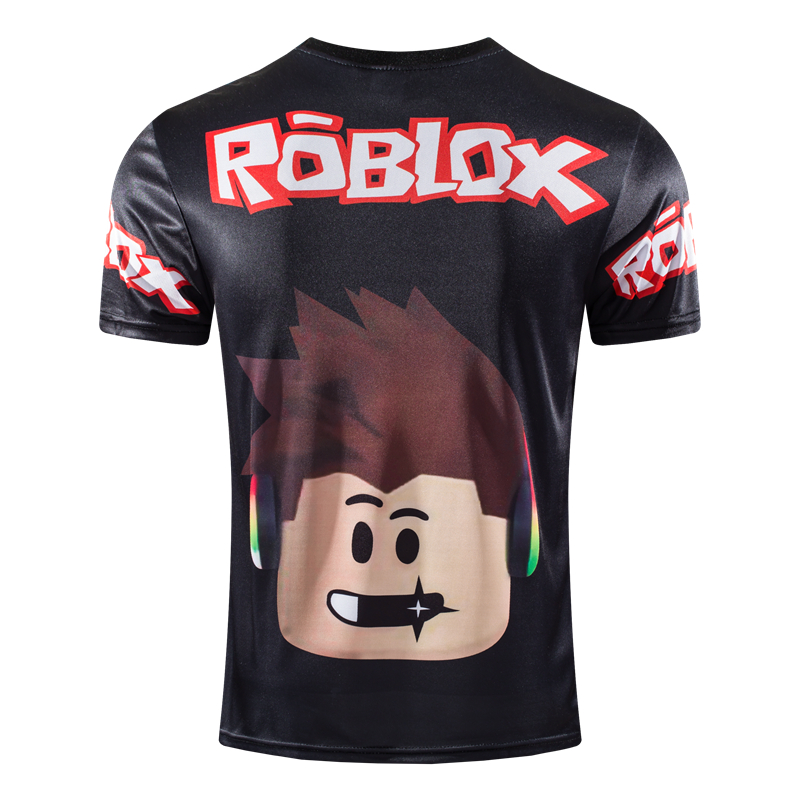 children's jersey Big boy sweatshirt T-shirt Roblox T-shirt for Kids Game  Cartoon Printed Shirts 17001