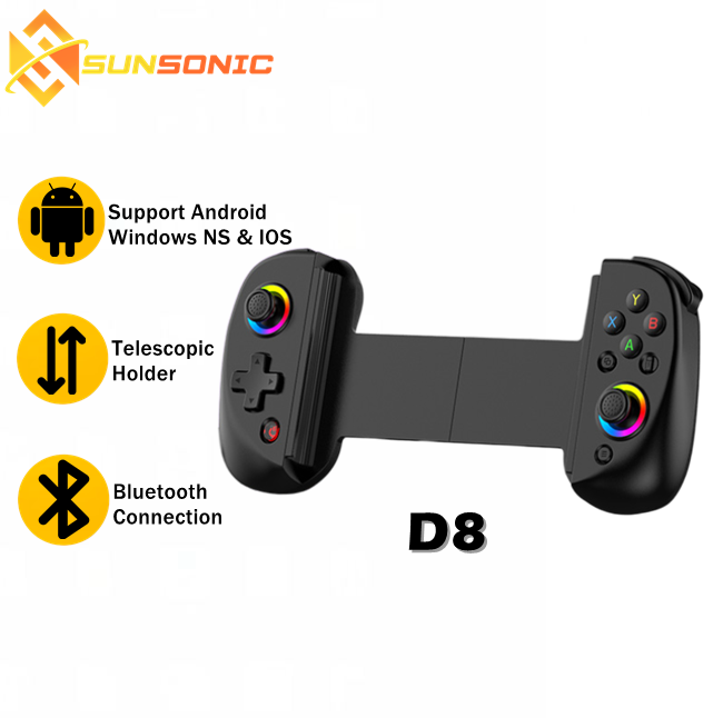 BSP D8 Wireless Game Console with Vibration and RGB