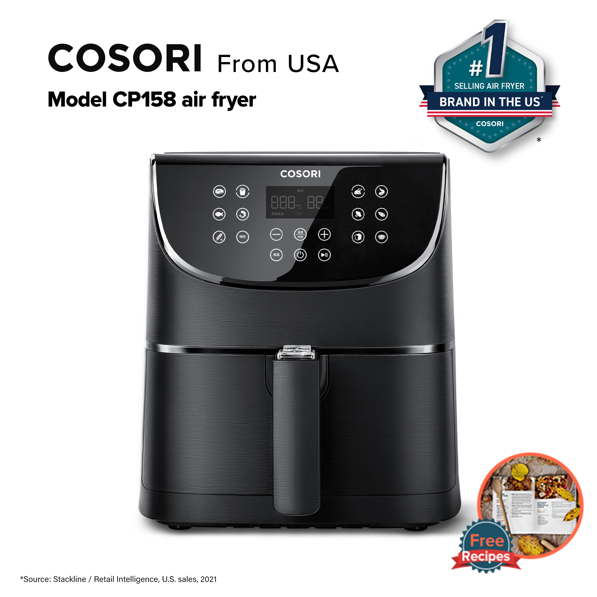 COSORI CS158-AF 1700W Smart Air Fryer for sale online