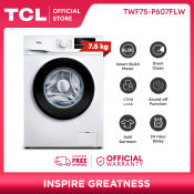 TCL 7.5KG Front Load Inverter Washing Machine - TWF75-P60