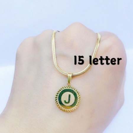 High Quality Stainless Steel Letter Pendant Necklace