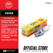 NGK C6HSA Spark Plugs for Honda, Yamaha, Suzuki, Kawasaki