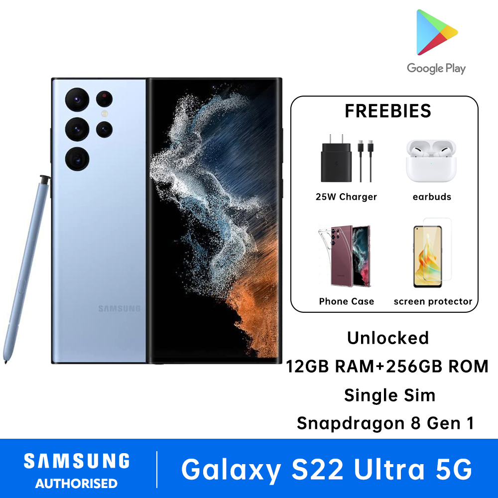 Samsung Galaxy S22 Ultra 5G Smartphone Single Sim 12GB RAM + 256GB ROM Factory Unlocked Snapdragon 8 Gen 1 Cellphone 5000 mAh - Image 2