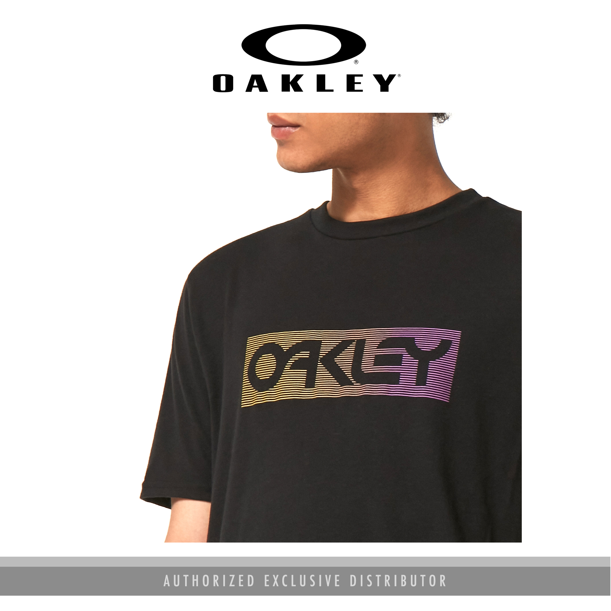 Camiseta Oakley Camiseta gradiente linhas B1b Rc, Oakley, Feminino