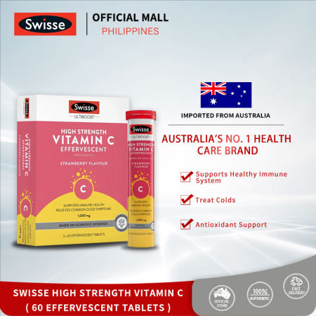 Swisse High Strength Vitamin C Effervescent Tablets - Immunity Support