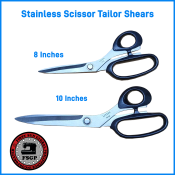 Stainless Scissors Shear - 8 and 10 inches 