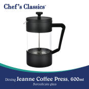 Chef's Classics French Press Coffee Maker, 600ml