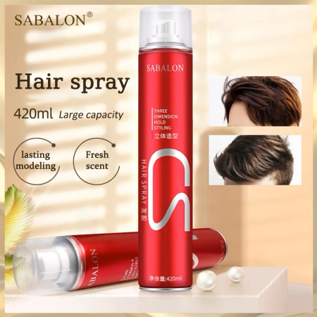 Sabalon Hair Spray net strong hold spraynet 480ml Unisex hair style