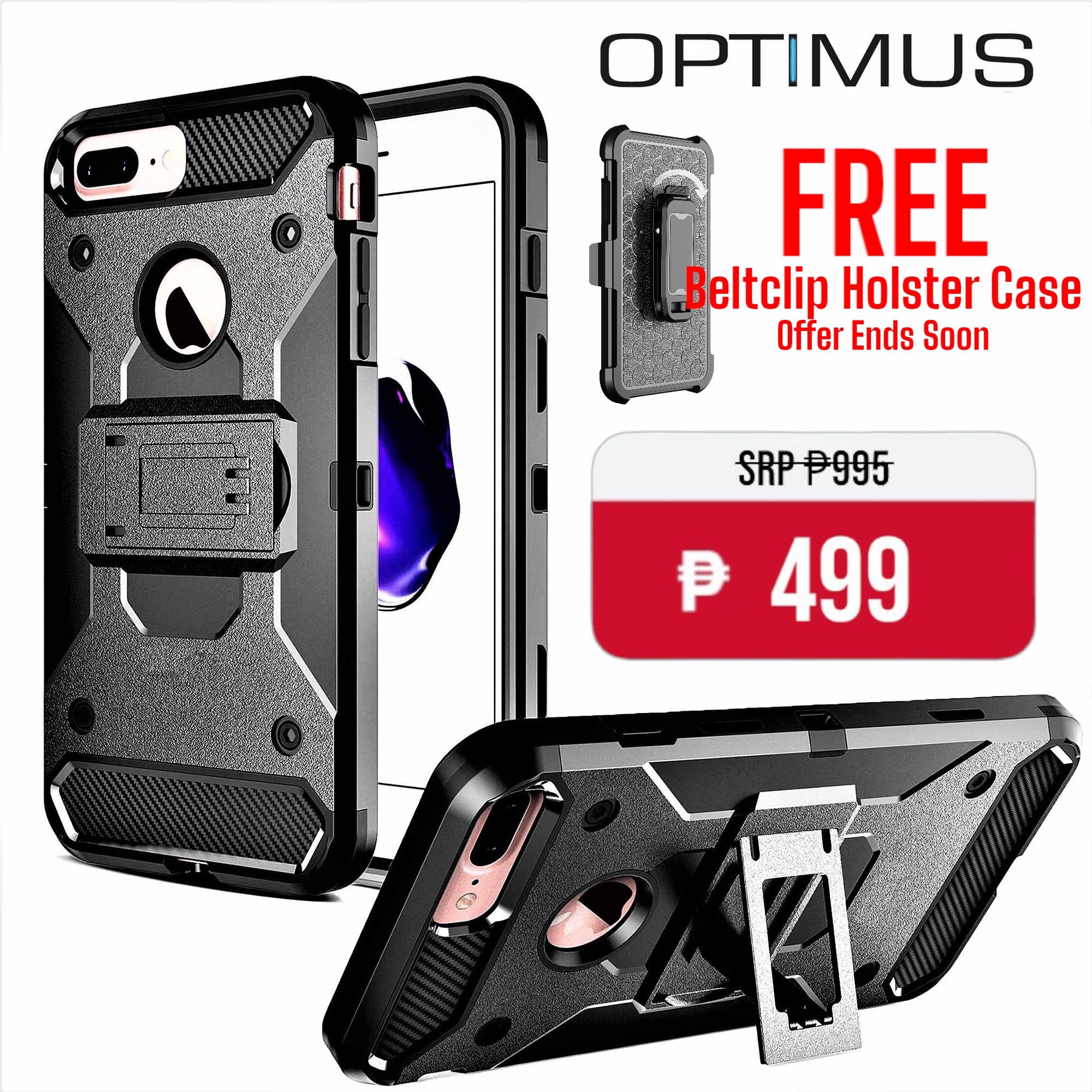 6s Plus Iphone Case For Belt Zizo Bolt Series IPhone 6S Tough Case