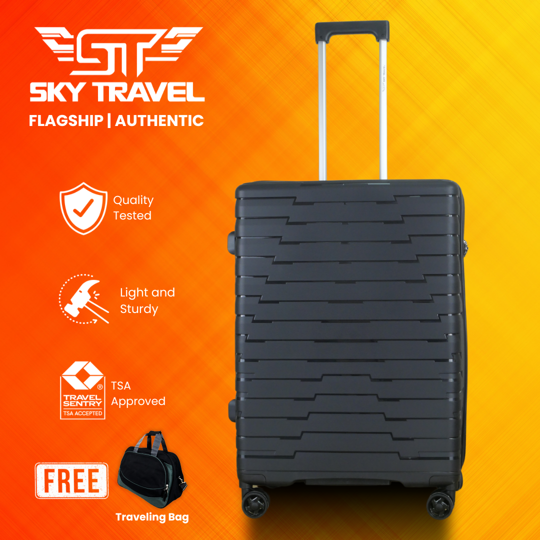 Sky Travel Luggage Clam type Hard Case S-M-L Size (SKT-9748