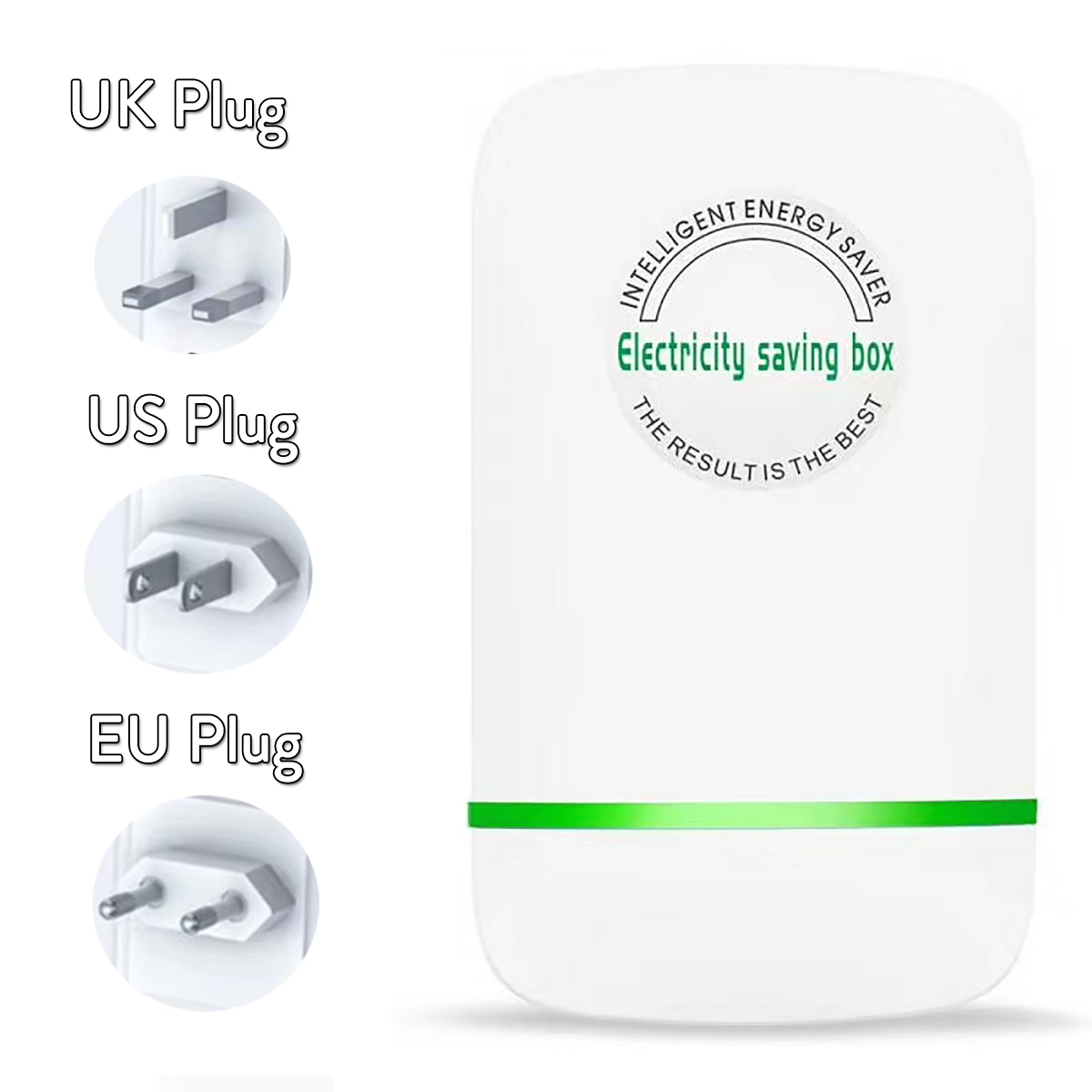 Electricidad Electricity Saving Electric Energy Saving Device Power Saver Device EU Plug UK Plug US Plug 90-250V Tool For Home Office Presyo 155 Piso*Libreng Shipping