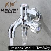 Dual Purpose Stainless Steel Washing Machine Faucet - KW-011