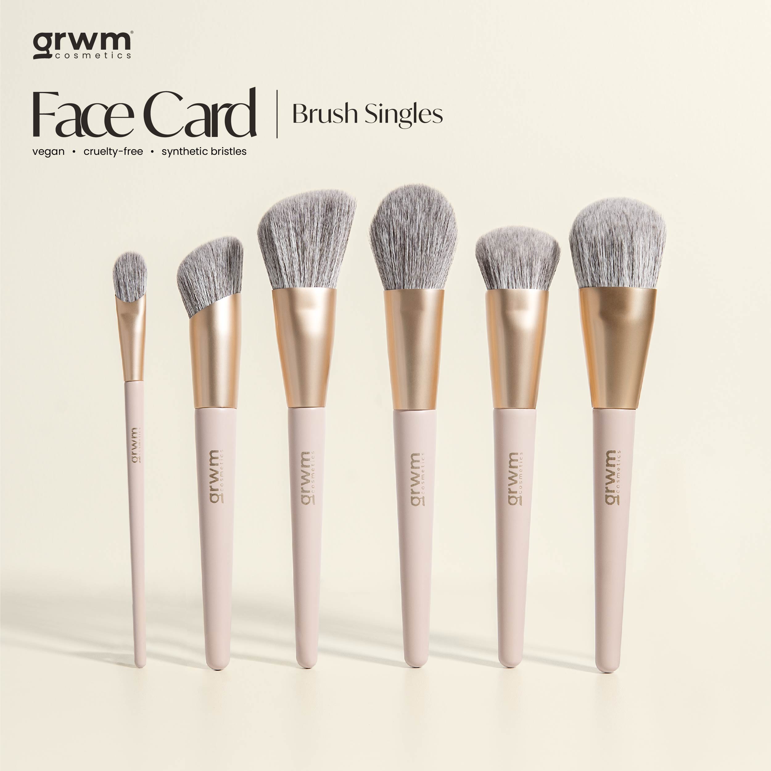 Discount on GRWM Cosmetics  shoes - SKU: GRWM Cosmetics Face Card Brush Singles Collection