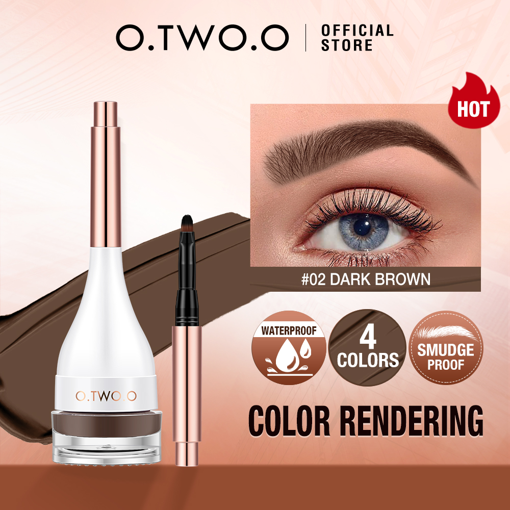 Discount on O.TWO.O  shoes - SKU: O.TWO.O Waterproof  eyebrow cream & powder gel pomade with eyebrow brush Eyeliner  smudge-proof  hig
