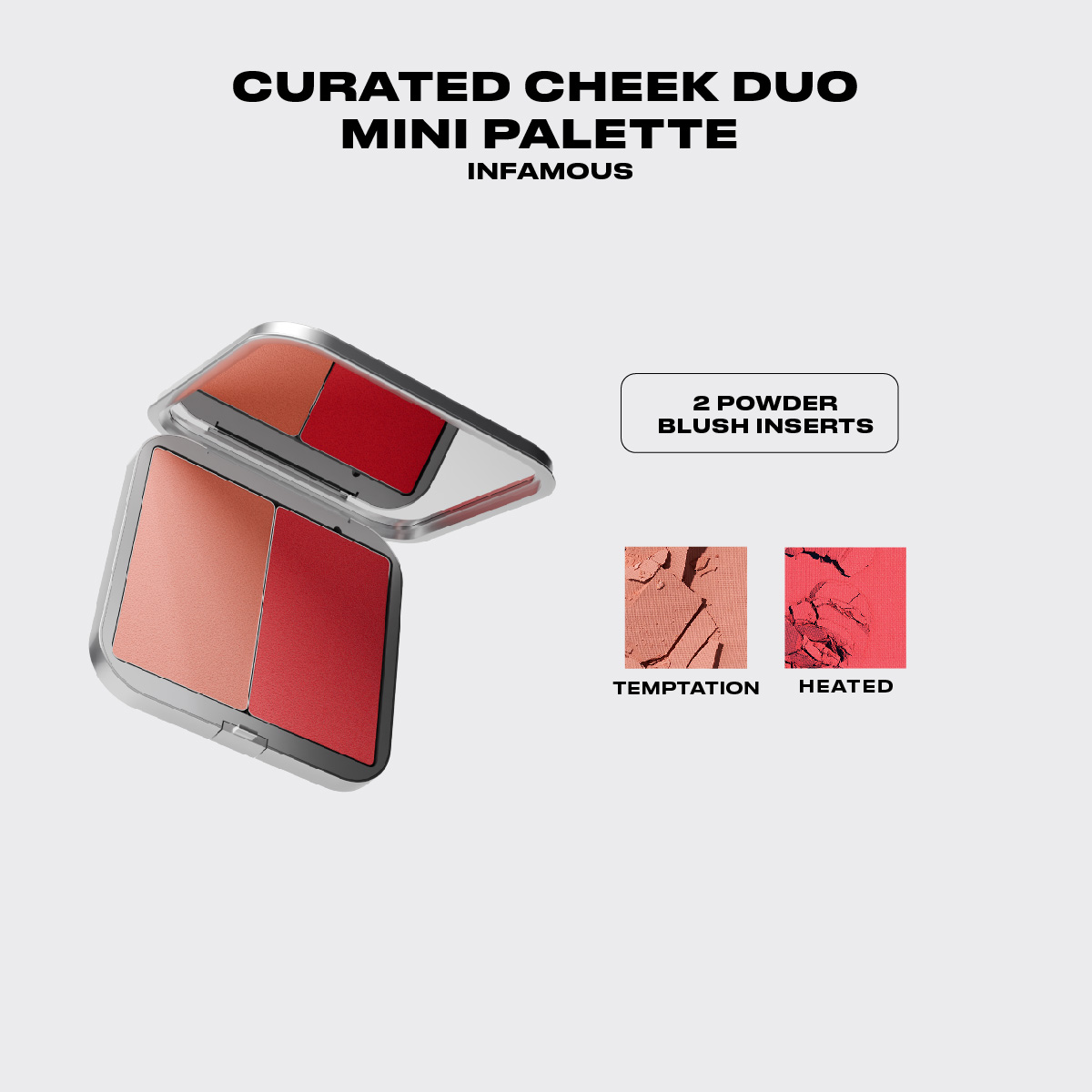Discount on Issy & Co.  shoes - SKU: Issy Curated Cheek Duo Mini Palette in Infamous
