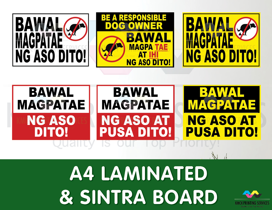 Shop No Dogs Pooping Sign Cheap – Fast Easy Lazada Philippines