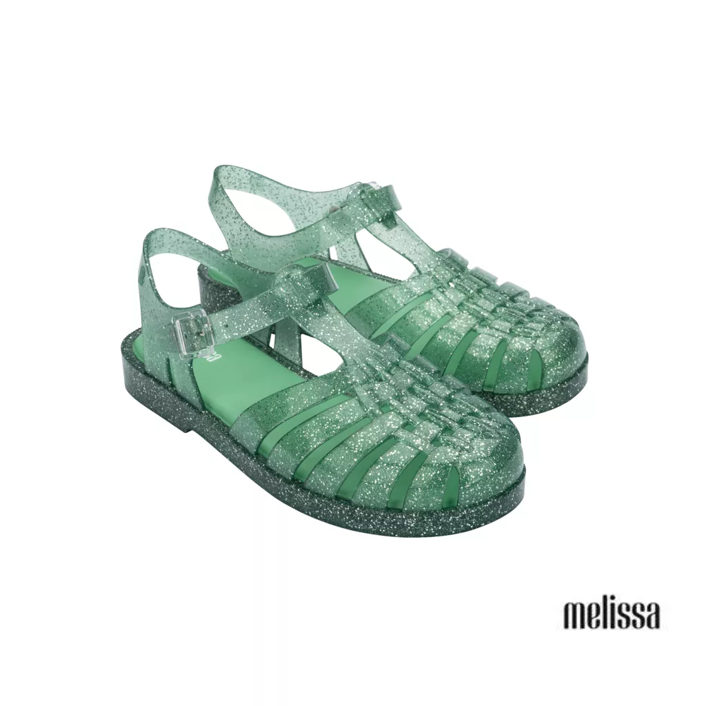 Giày sandals Melissa Possession Shiny AD - Xanh