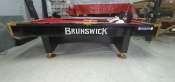 Refurbished Brunswick Billiard Table with New Accessories