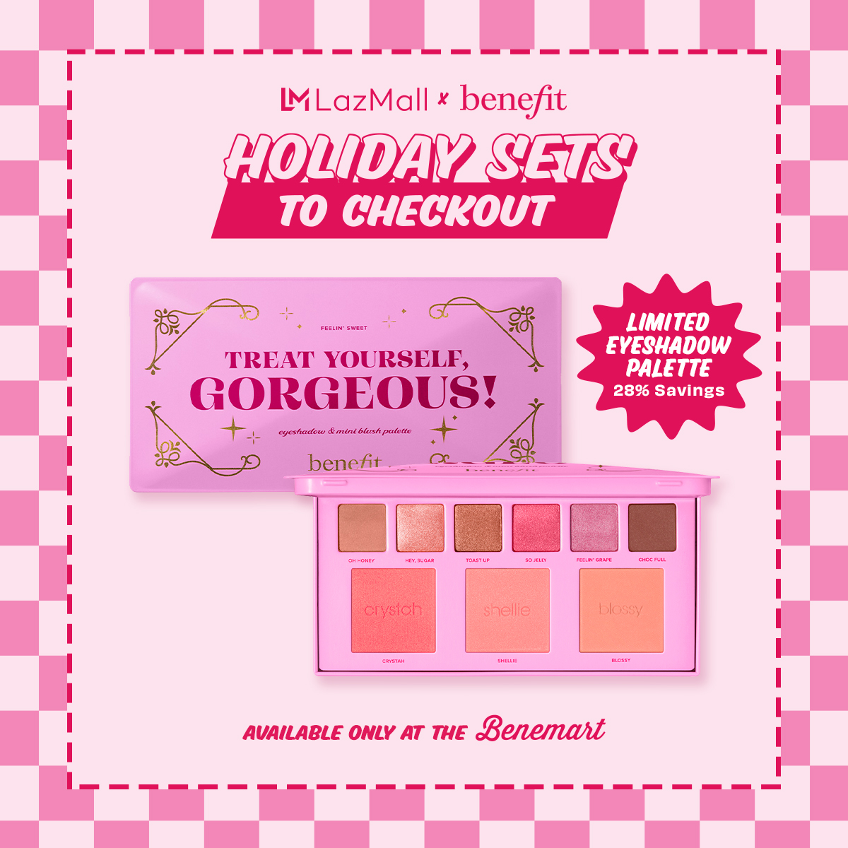 Discount on Benefit  shoes - SKU: Benefit Treat Yourself, Gorgeous
