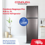 Condura Inverter Refrigerator with 9.8 cu ft. Capacity